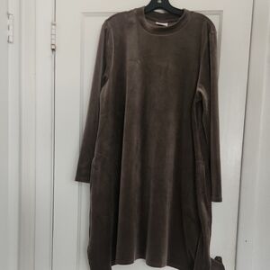 J. Jill Long Sleeve Dress in Rich Brown